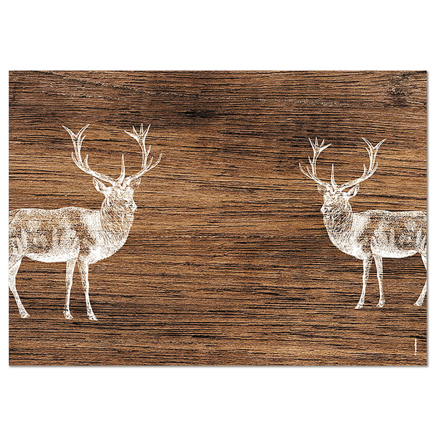 Papiertischset Deer Lodge