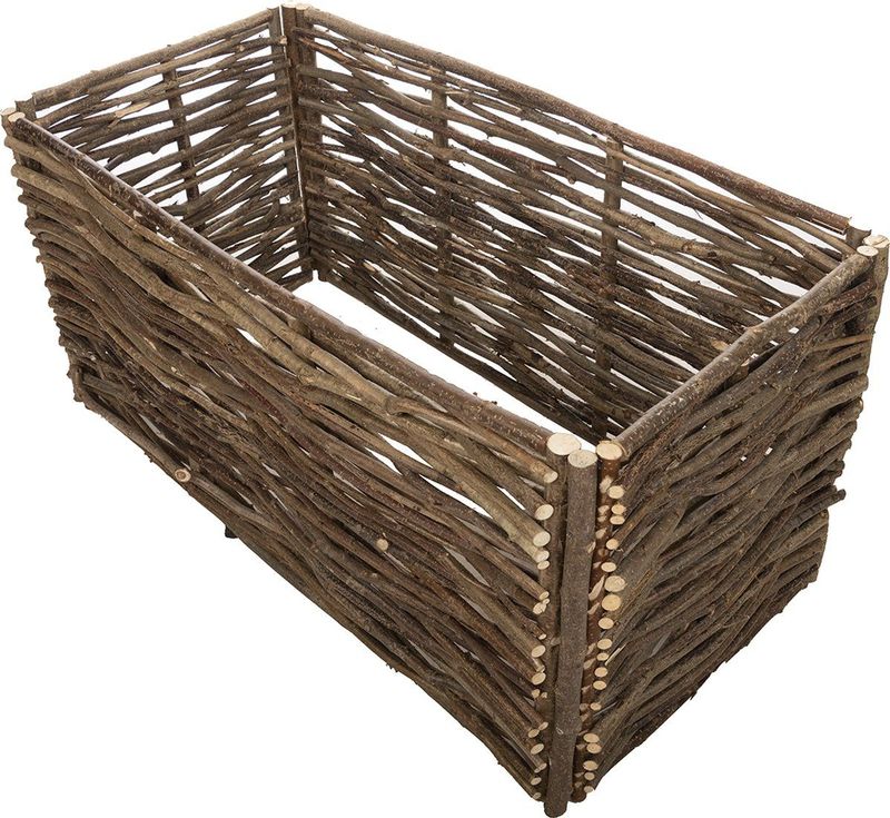 Moestuinbak - Hazelaar - 120x60x60 cm - Natuurlijke Schoonheid voor jouw Tuin