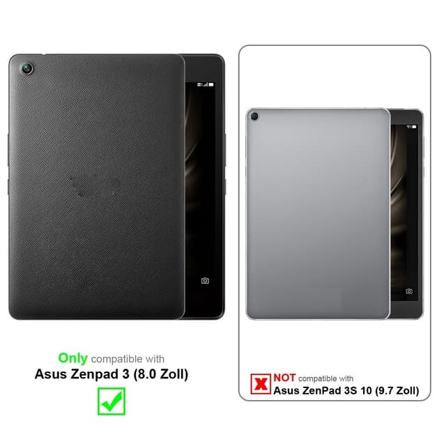 Asus Zenpad 3 (8.0 tomme) Pungetui Cover (Grøn)