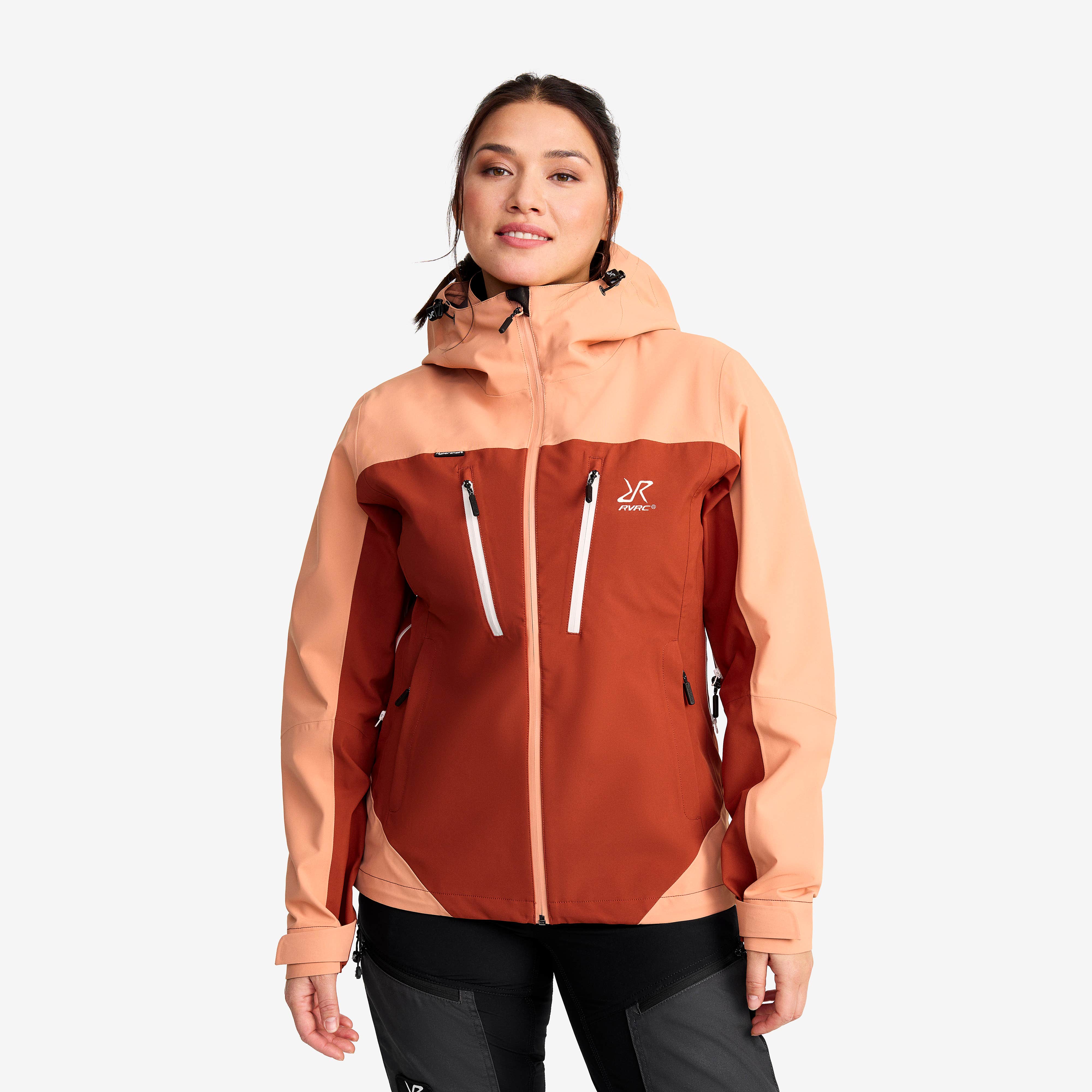 Silence Proshell 3L Jacket Dame Honey Pink/Cinnabar