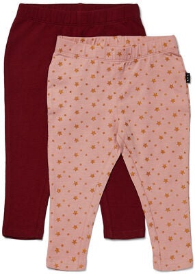 Luca & Lola Linda Leggings 2-pack, Pink/Wine