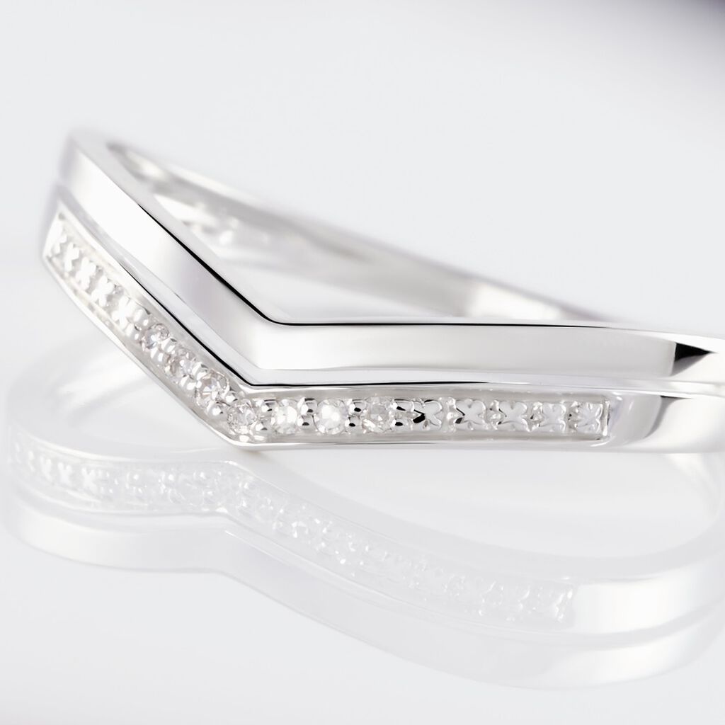Bague Shadene Or Blanc Diamant