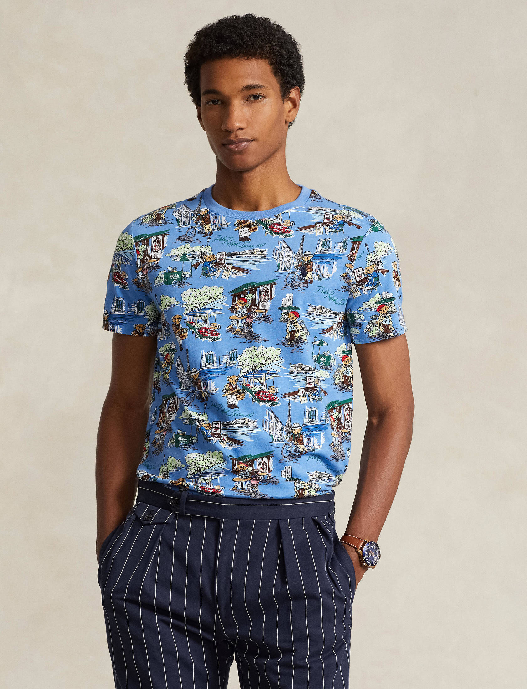 Polo Ralph Lauren| Herren T-Shirt Custom-Slim-Fit