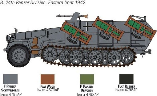 Italeri - Stuka Zu Fuss Tank Byggesæt - 1:72 - 7080