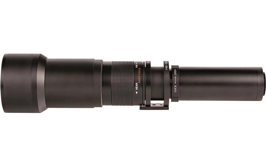 Zoomobjektiv 650-1300mm Dörr T2 - Schwarz<br>Teleobjektiv, das sich für Aufnahmen von Tieren, Natur und Details aus grosser Entfernung eignet
