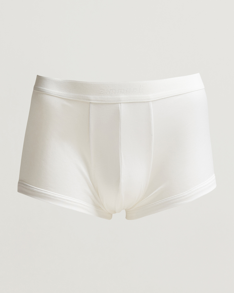 Zimmerli of Switzerland Sea Island Cotton Boxer Briefs White