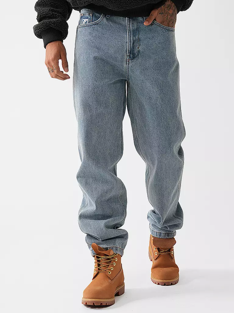KARL KANI Jeans Baggy Fit  blau