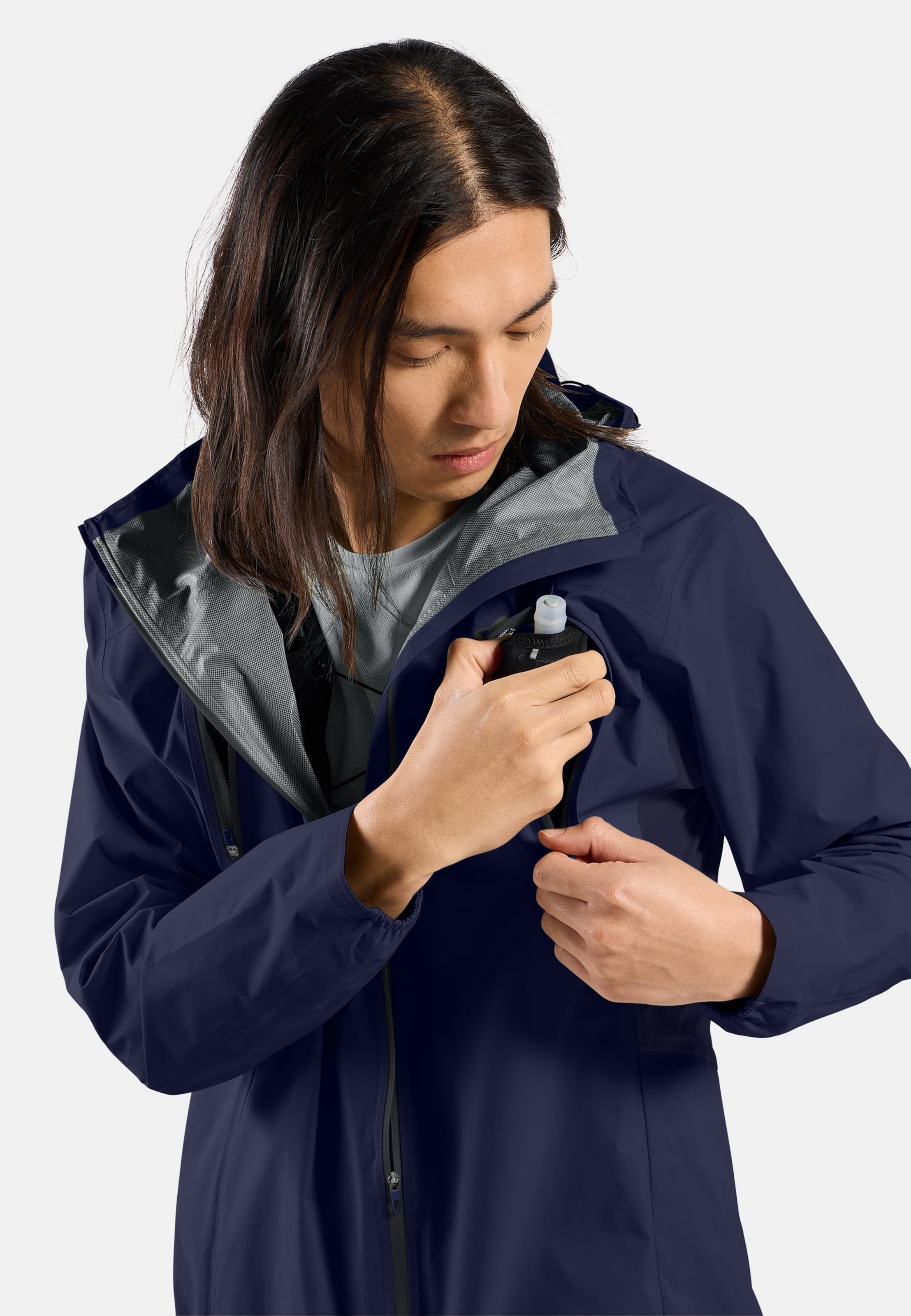 Wasserdichte X-Alp Pro 2.5L Jacke in eclipse