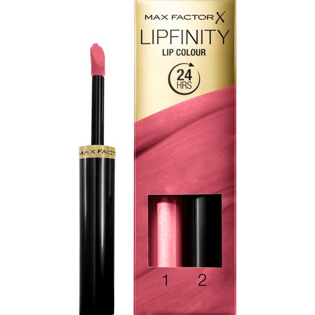 Max Factor Lipfinity Lip Colour 2-Step Long Lasting Lipstick - 330 Essential Burgundy
