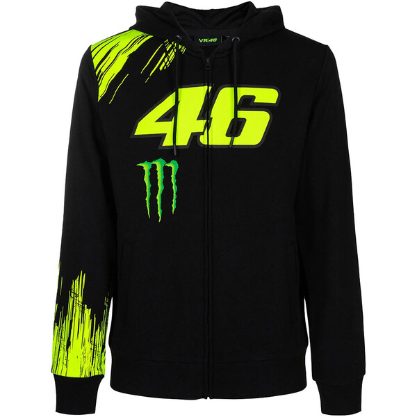 ducati - Sweat zippé Monster 46 Noir / Vert