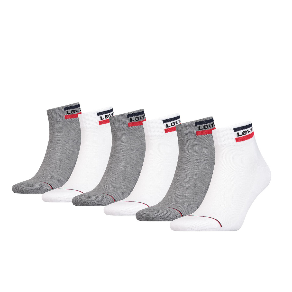 Conjunto de 6 pares de meias Levi's
