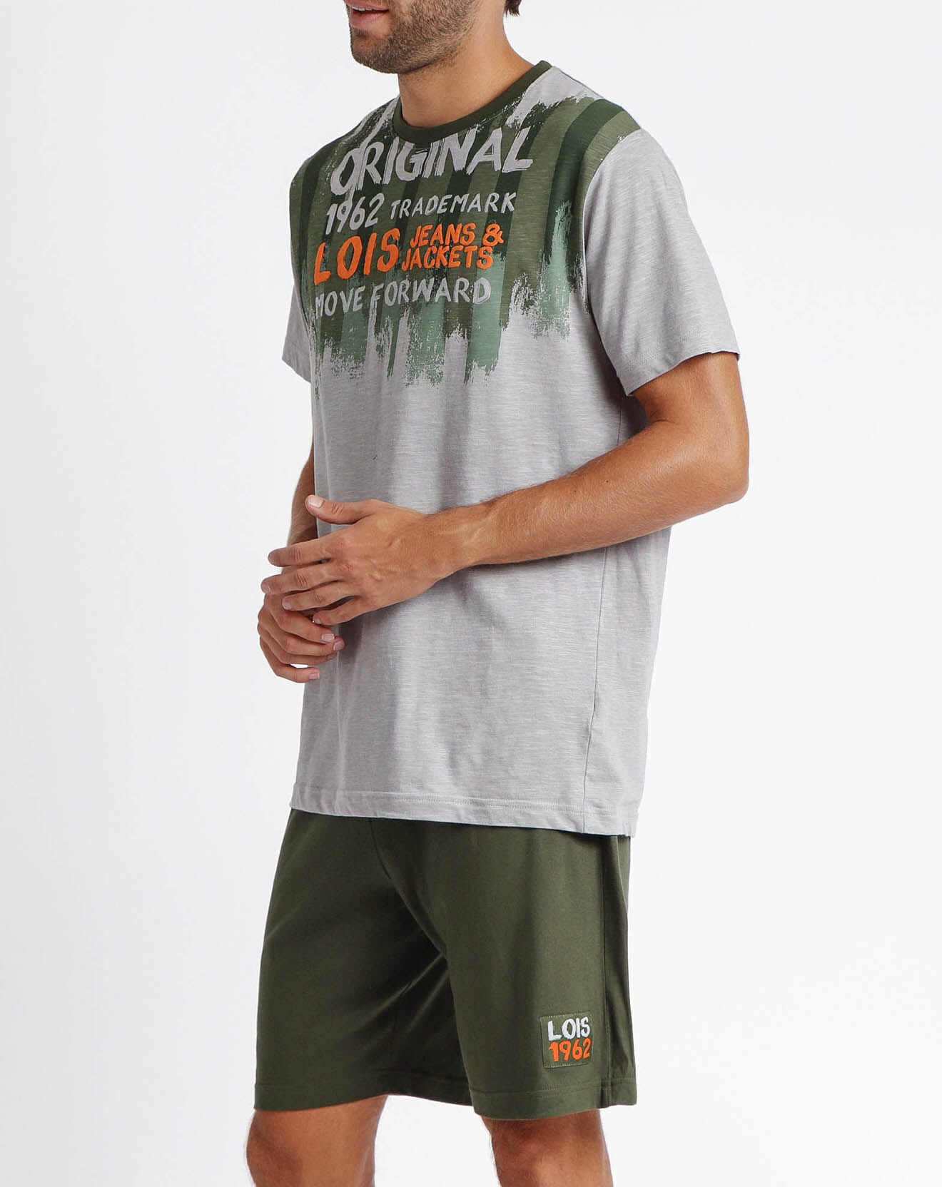 Lois Pyjama T-Shirt & Short Jamal gris