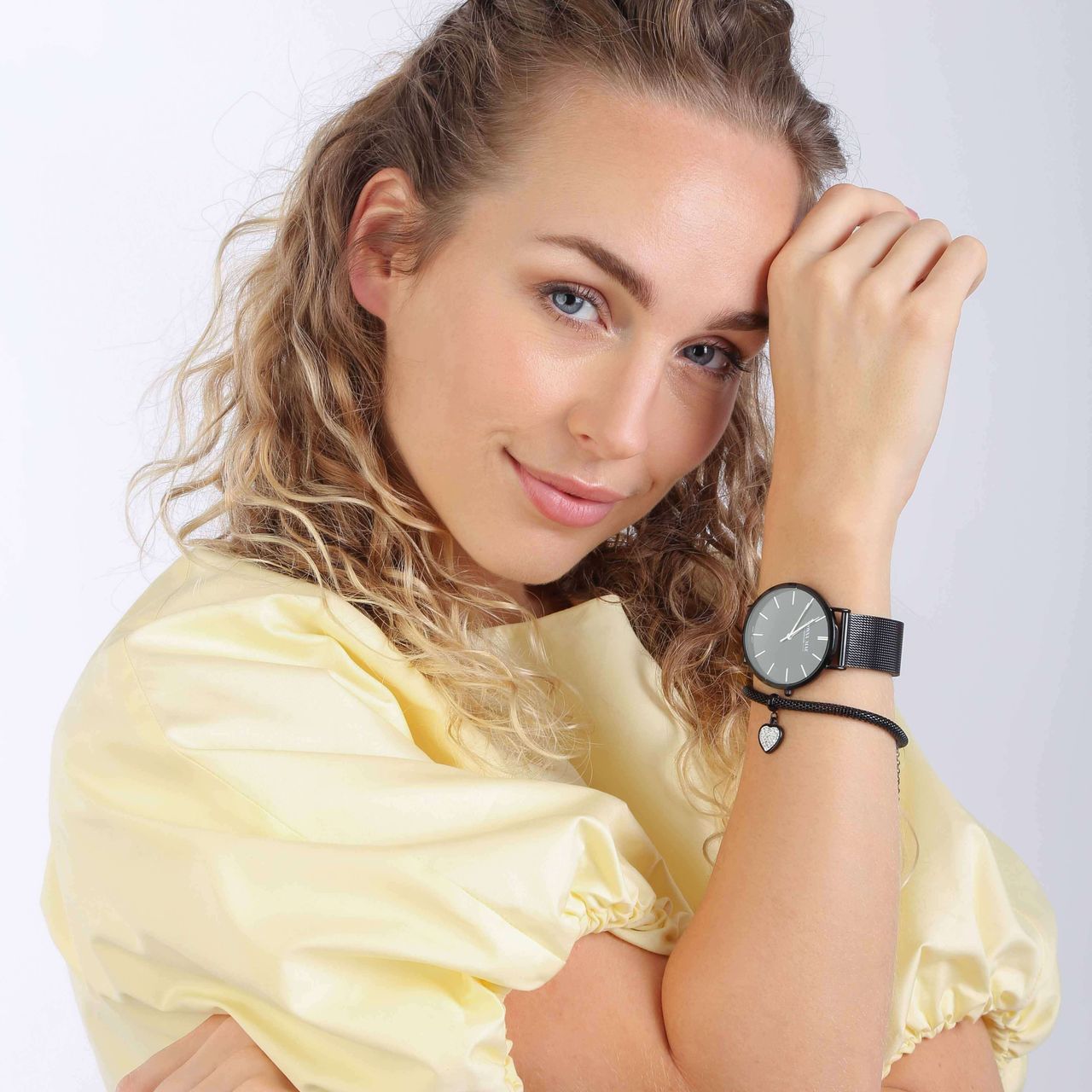 Donna Mae Dames Horloge Zwart