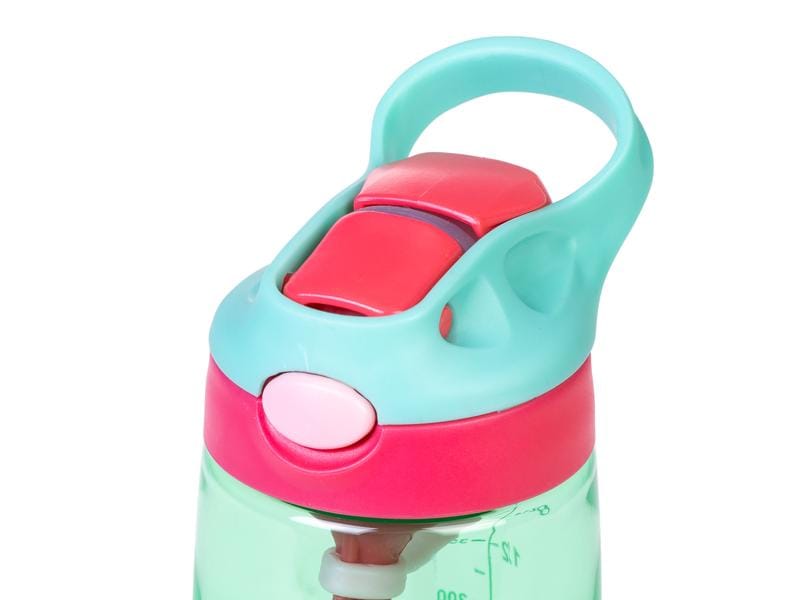 KOOR Trinkflasche Bambini Verde 450 ml Flasche aus Kunststoff für die Kleinen