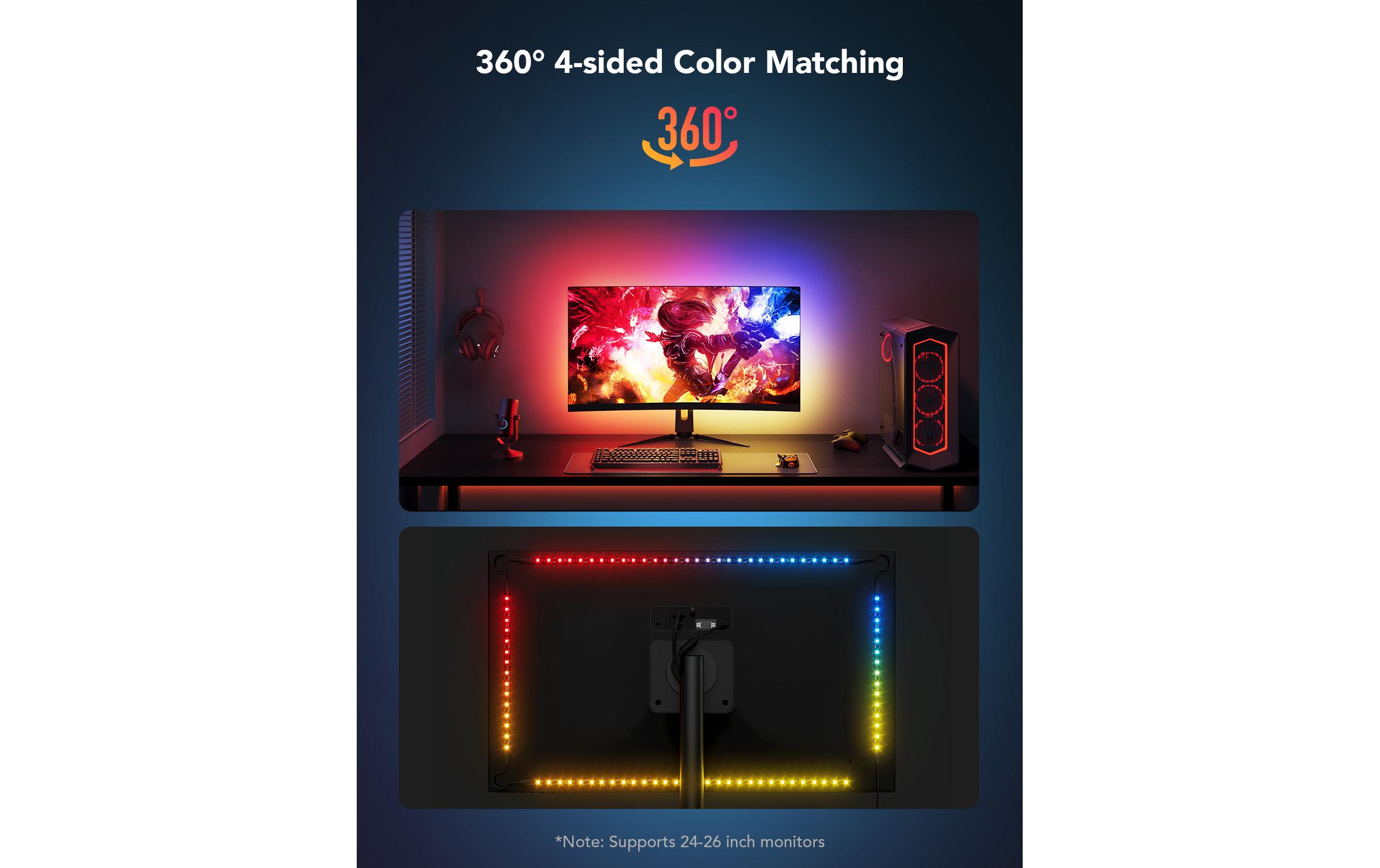 LED Stripe Gaming G1, Wi-Fi + Bluetooth, RGBIC, 27