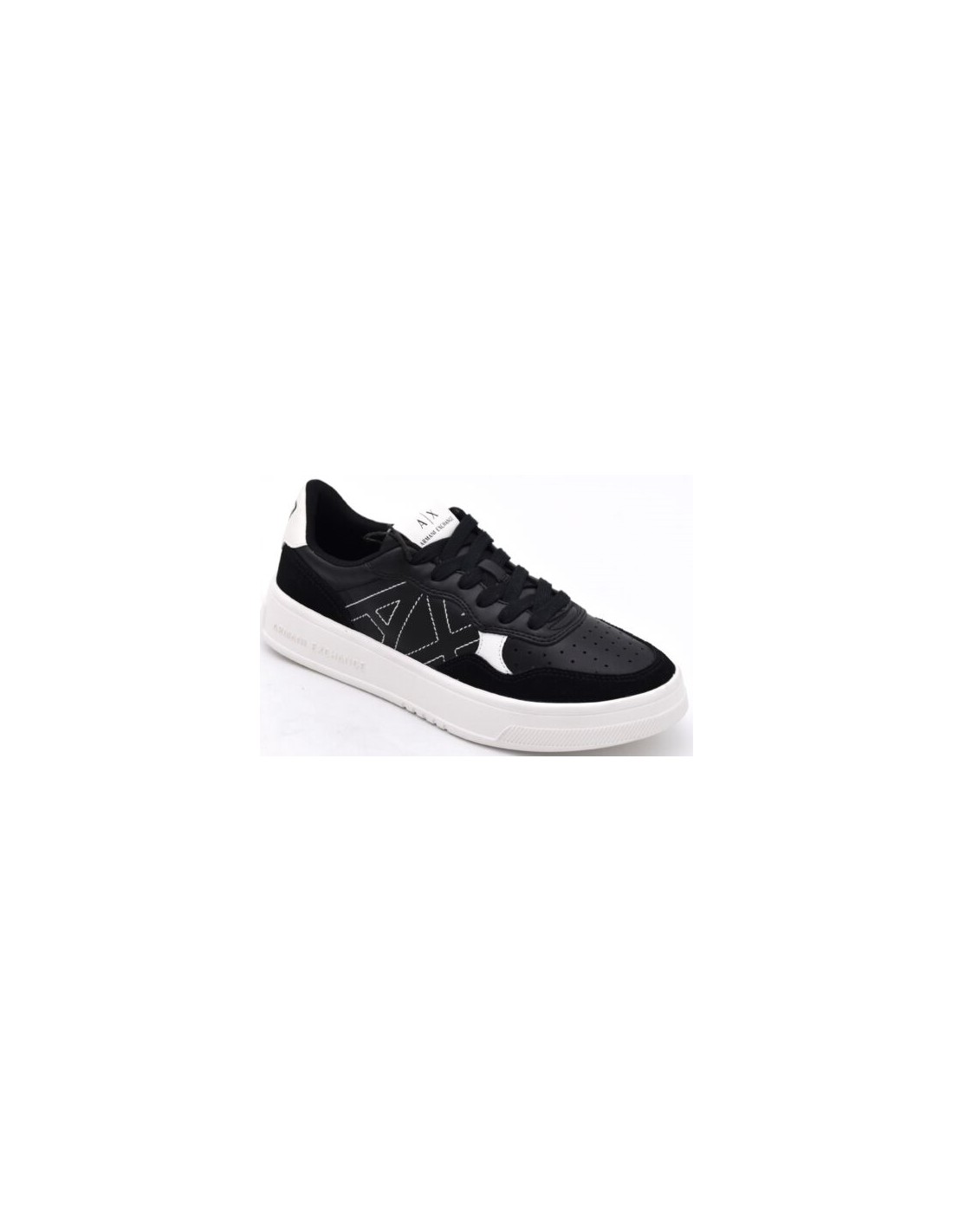 armani exchange baskets de ville homme xux148-xv601-k001 noir