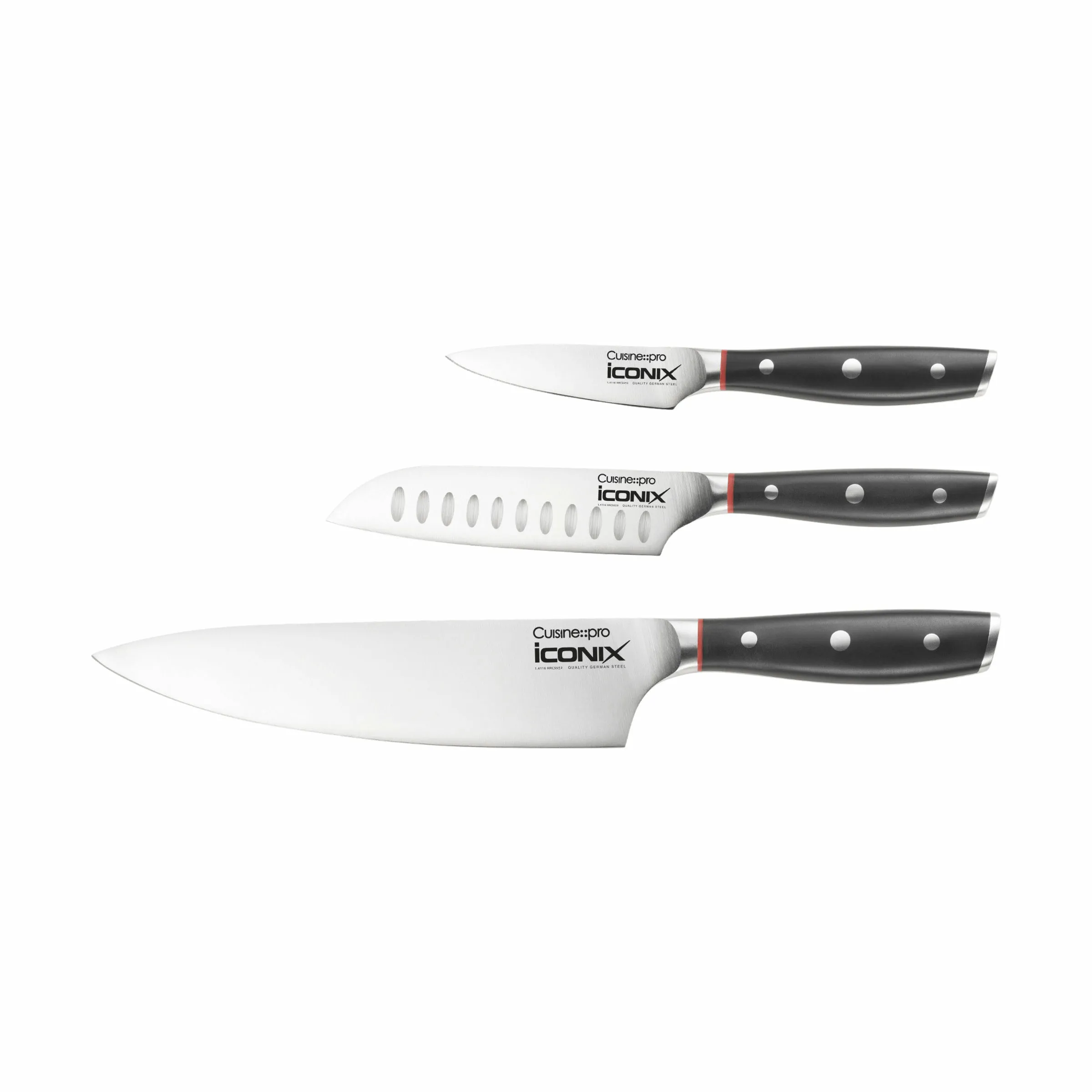 THE CUSTOM CHEF™ iconiX™ Starter Knivsæt - 3 dele