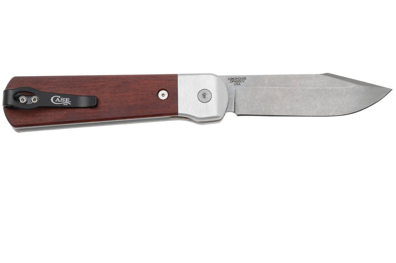 Case Longhouse 50909 Stonewashed CPM 20CV Rosewood, zakmes