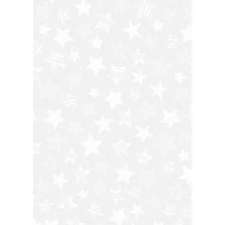 Heyda Transparentpapier Sterne, weiß, A4