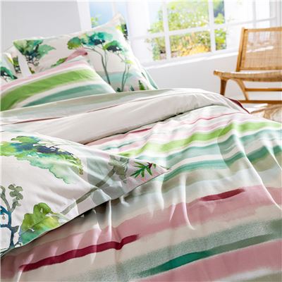 Linge de lit motif paysage - BECQUET CRÉATION