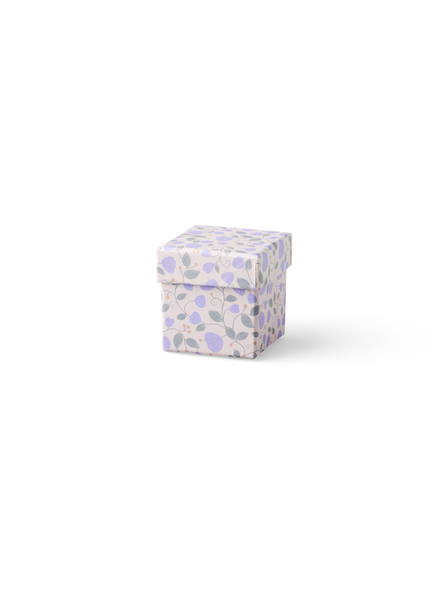 Æske | Papir. 7 x 7 x 7 cm. | Off White