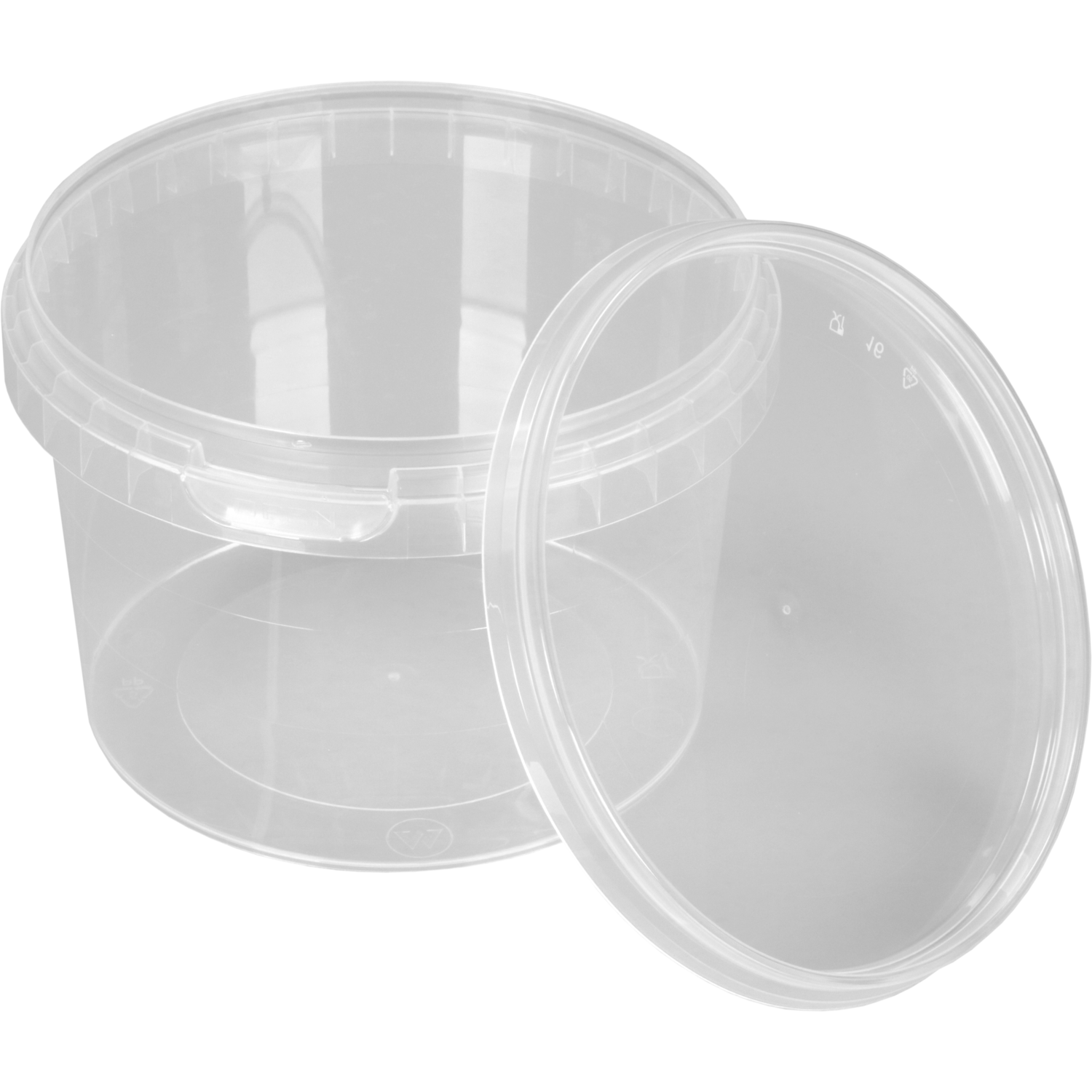 Cup, met deksel, pP, 565ml, Ø 118mm, transparant