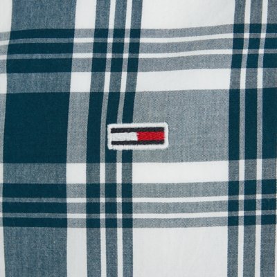 Chemise à manches longues homme Tjm Poplin check TOMMY HILFIGER