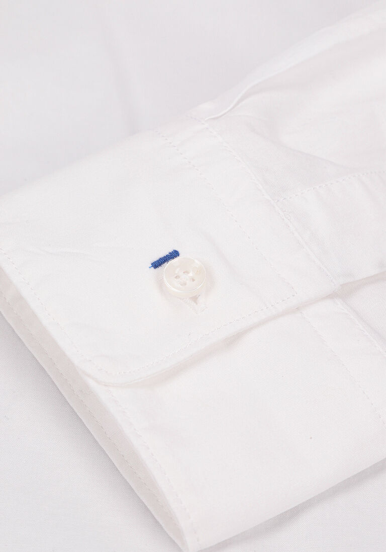 SCOTCH & SODA witte scotch & soda casual overhemd solid slim fit shirt
