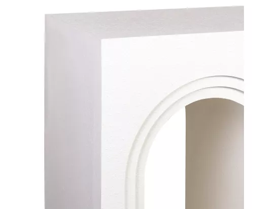 Hall en bois blanc 140x40x80