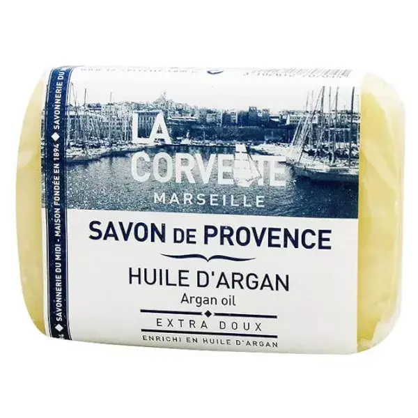 La Corvette Marseille Savon de Provence Huile d'Argan Filmé 100g