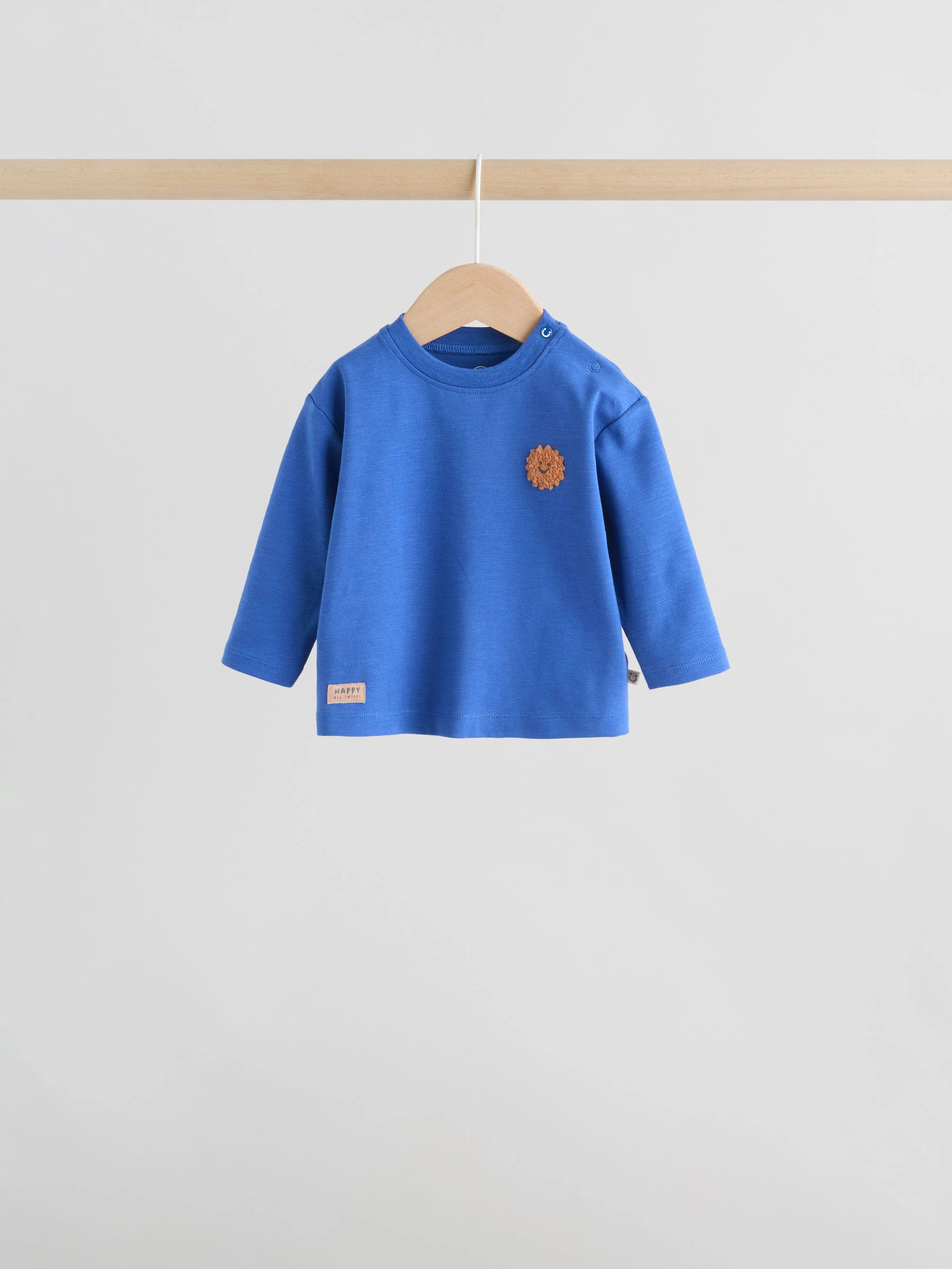 Blauw met vormen - Tops en Leggings 6 -delige babyset (0mnd-3jr)