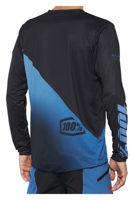 Maillot Manches Longues 100% R-Core-X Bleu / Noir