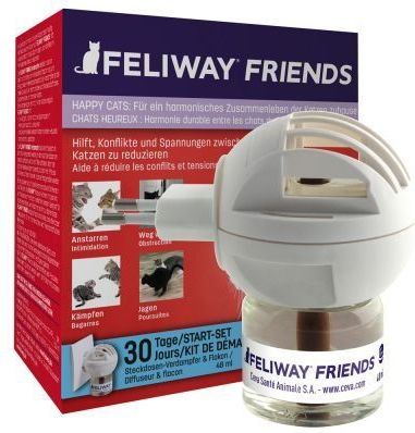 Feliway Friends - Startset - 1 Verdamper met 1 Vulling - 48 ml - Anti-conflict voor Katten