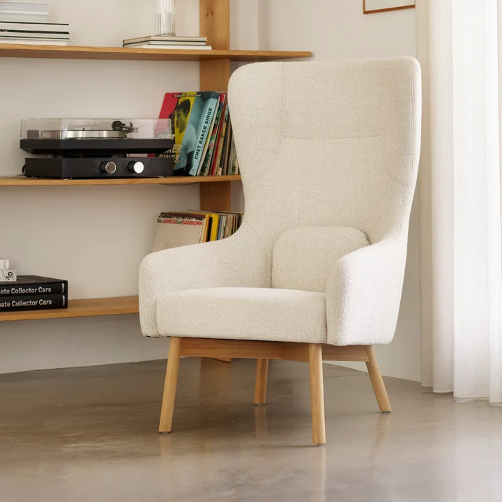 FDB Møbler - Gesja L35 Sessel, eiche / beige (Monza 00)