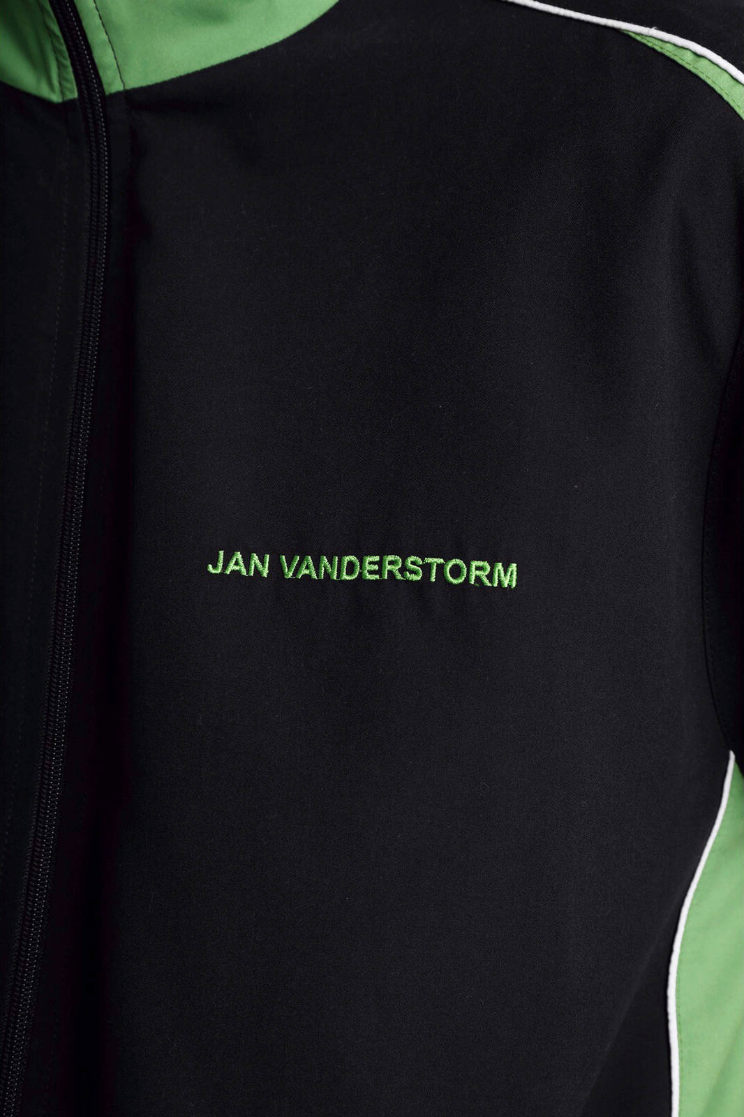 Jan Vanderstorm trainingspak Plus Size EIRIK zwart/groen