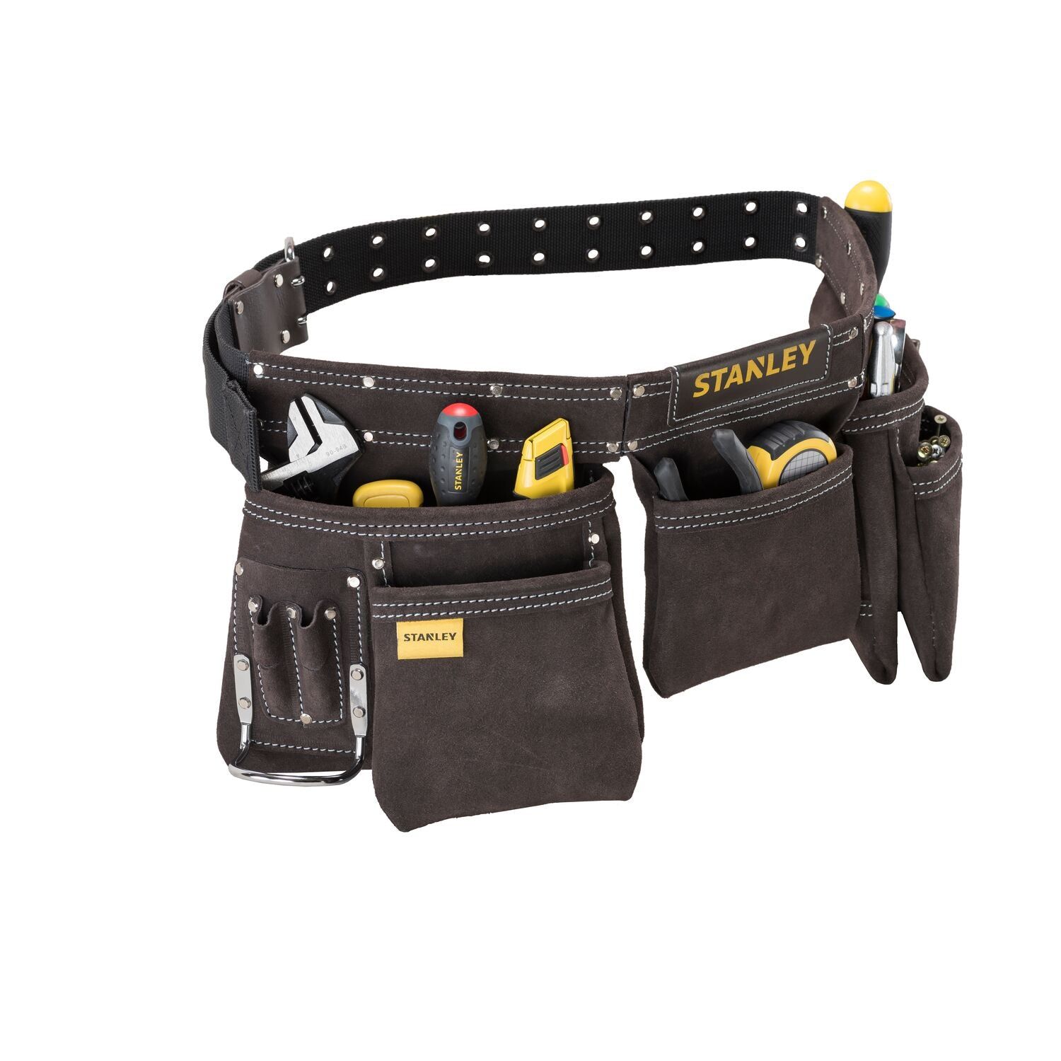 Stanley STST1-80113 Dubbele Gereedschapsgordel met Riem en Hamerhouder