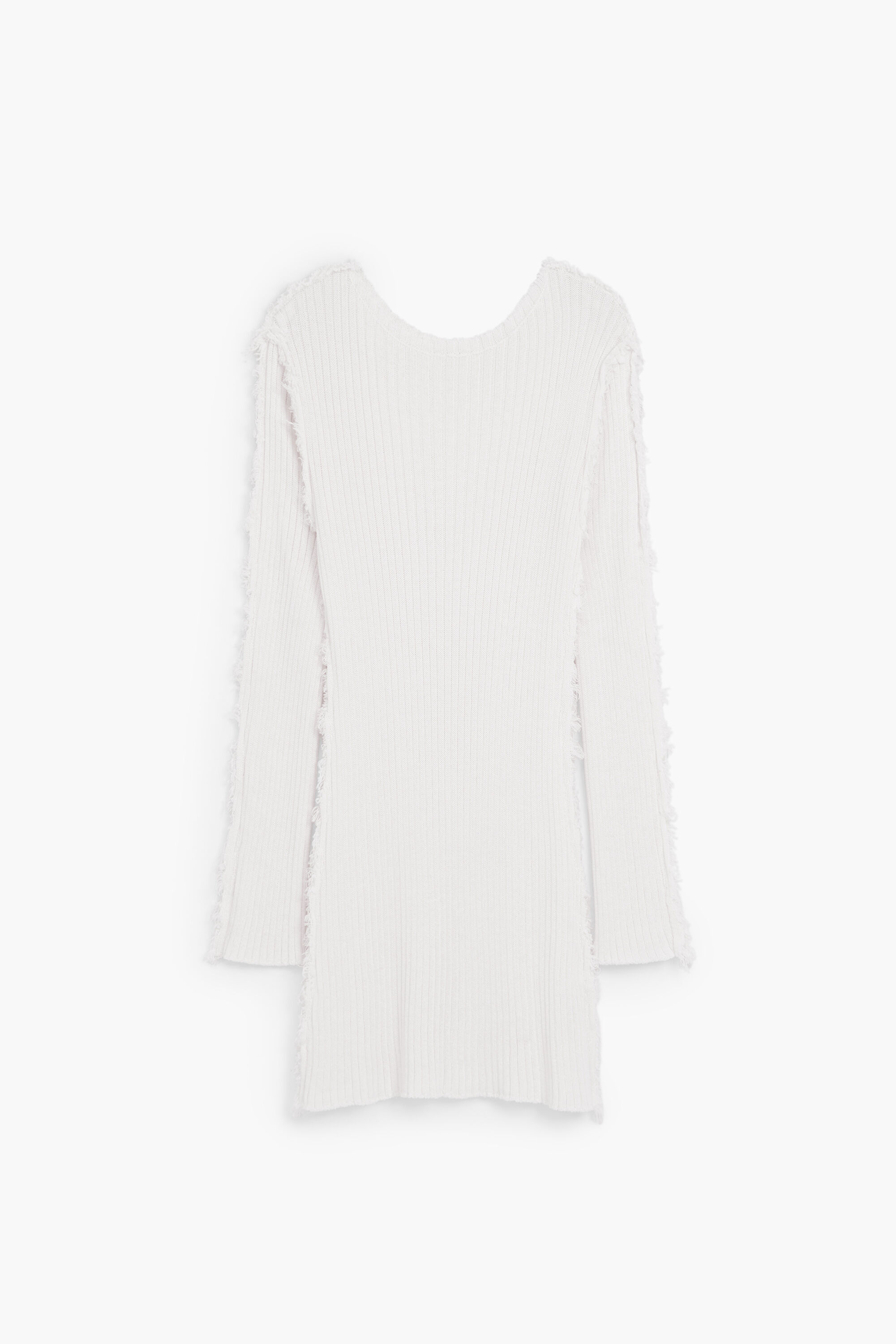 Vestido de malha canelada