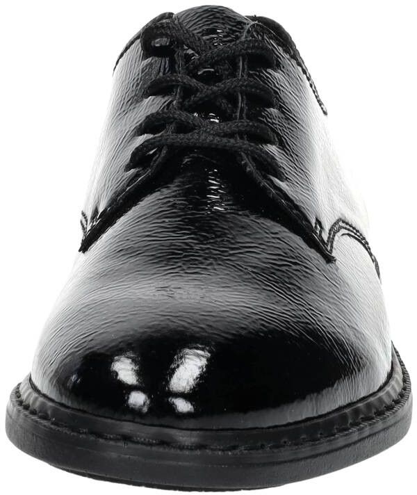 Rieker Veterschoenen Laag zwartlak