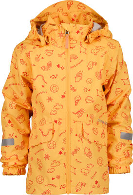 Didriksons Norma Skalljakke, Doodle Papaya Orange