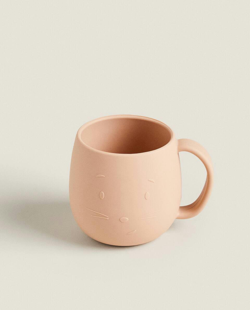 CANECA DE SILICONE EM FORMATO DE RATO