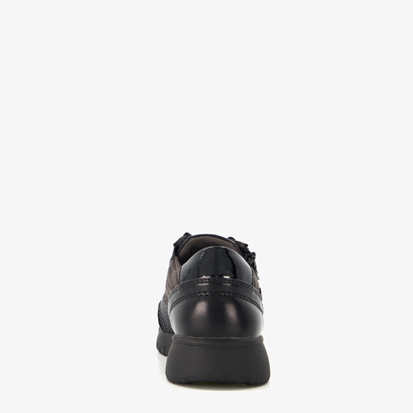 Softline dames sneakers met print zwart