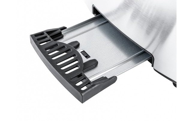 FURBER Toaster »Crusty Silberfarben« 2 lange Schlitze für 2 Scheiben 850 W