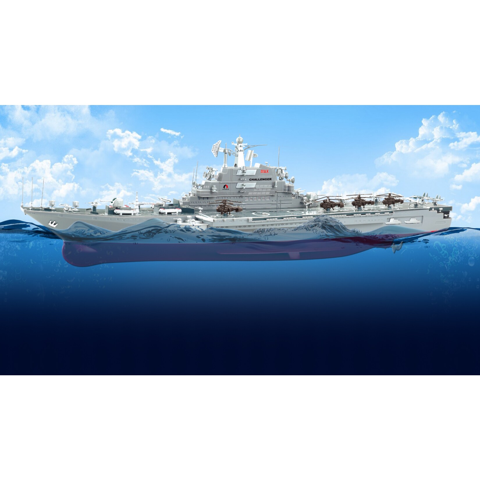 RC Seamaster Flugzeugträger funkferngesteuertes Boot mit 2.4 GHz Frequenz