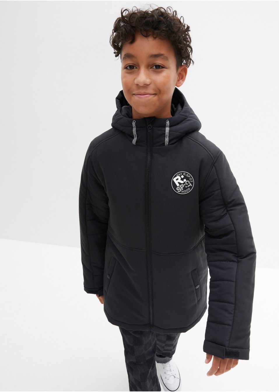 Veste mi-saison garçon à capuche