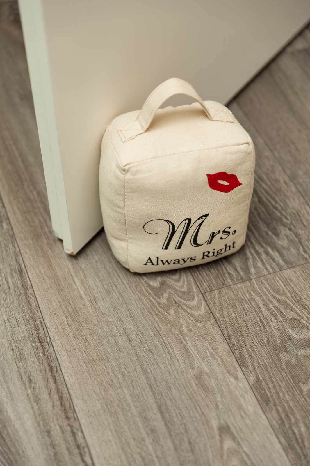 Türstopper MRS. ALWAYS RIGHT - beige