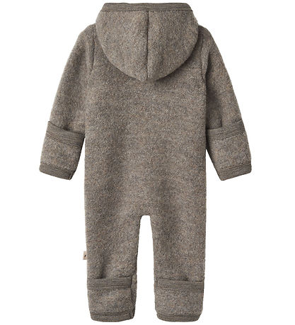 Wheat Køredragt - Uldfleece - Levi - Brown Melange