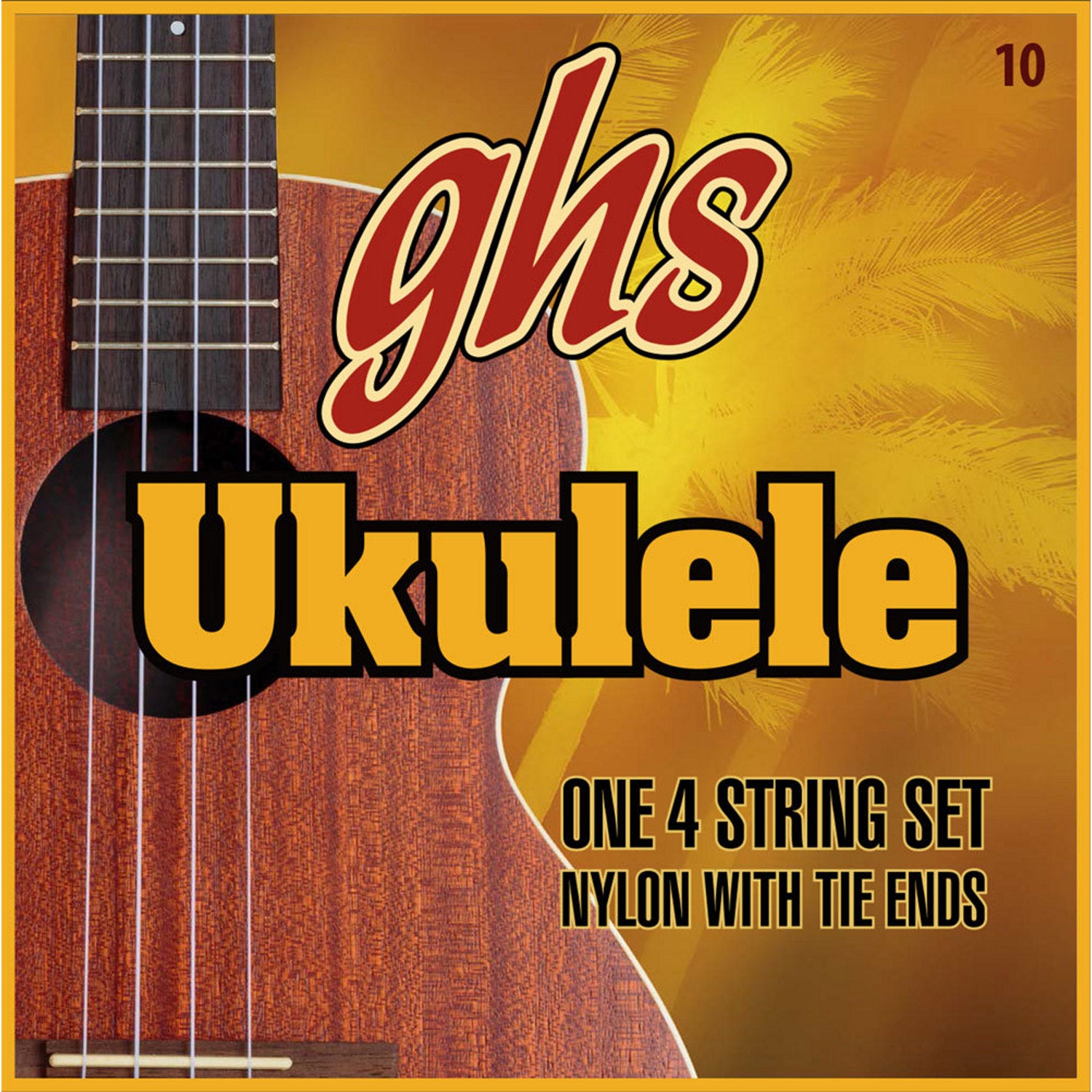 GHS 10 Nylon Ukulele snarenset voor Hawaïaanse D-stemming (ADF#B)