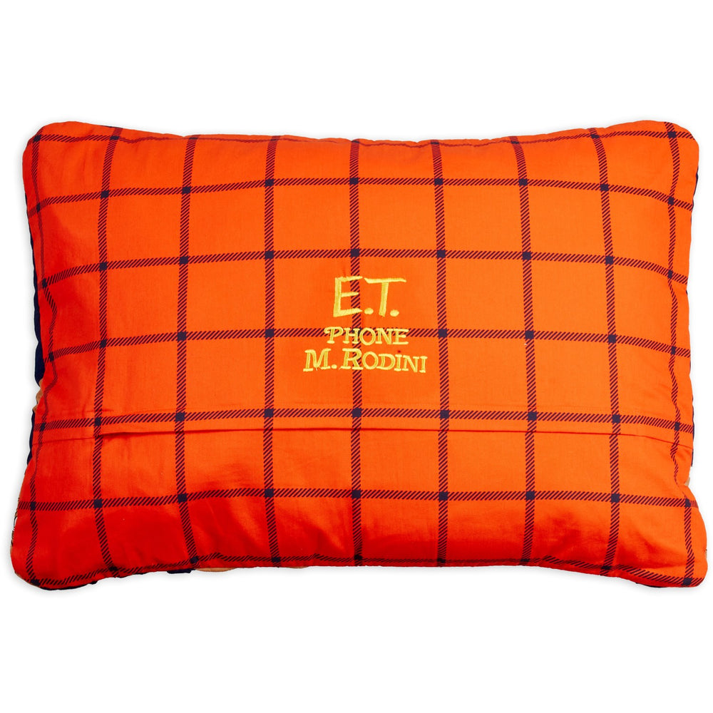 Køb Mini Rodini Blue E.T. AOP Vatteret Quiltet Pillowcase