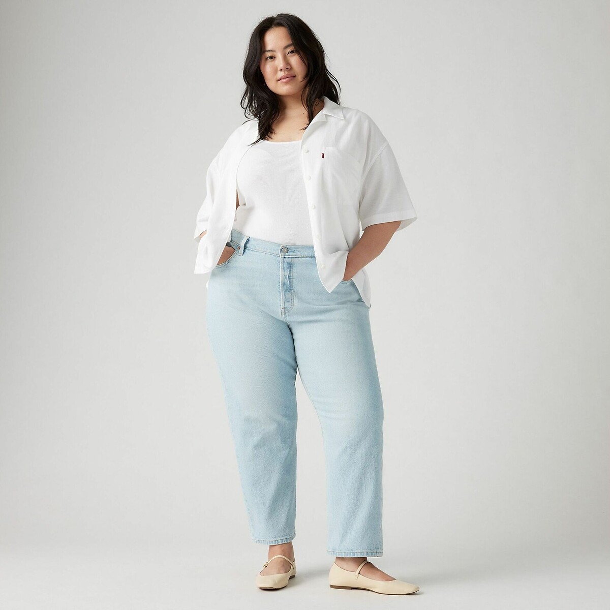 LEVI'S PLUS<br>Calça Jeans 501® Cropped