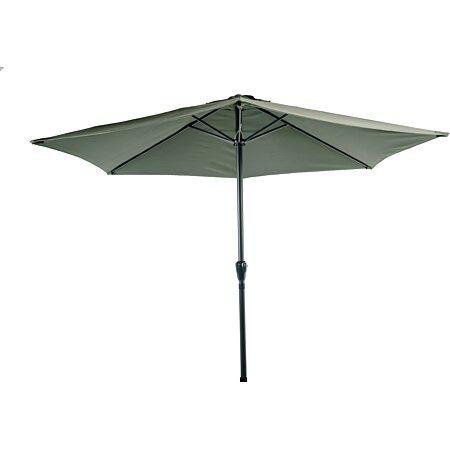 PARASOL ROND 3M ALUMINIUM KAKI